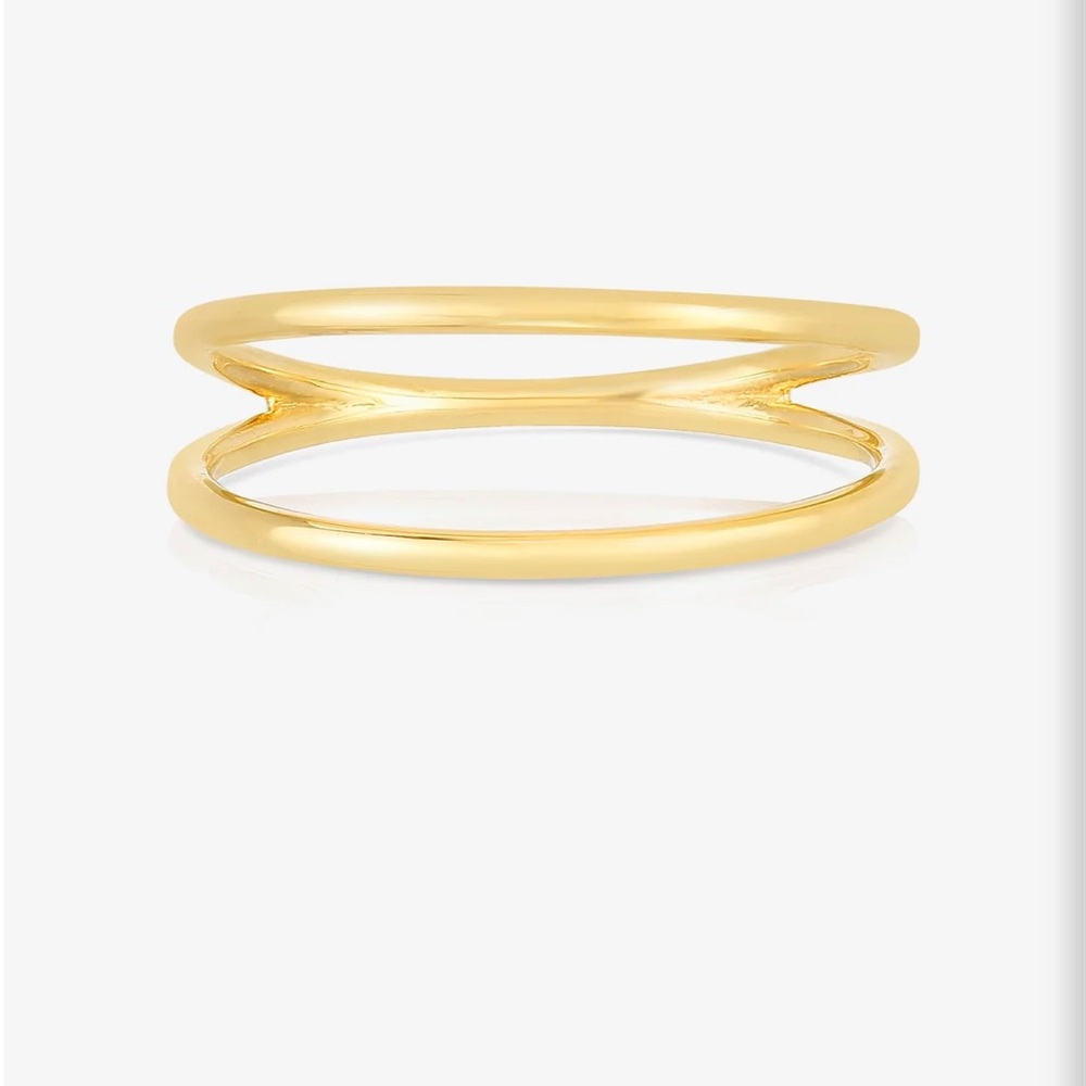 Ring Concierge 14k Yellow Gold Open Double Row Ring